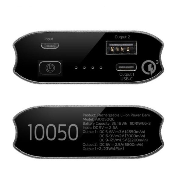پاوربانک شارژ سریع 10050 میلی‌آمپر A10050QC ای‌دیتا - Image 8