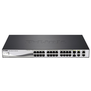 سوییچ 24 پورت PoE مدل DES-1210-28p دی لینک