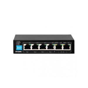 سوییچ 6 پورت +PoE دوربرد مدل DES-F1006P-E دی لینک