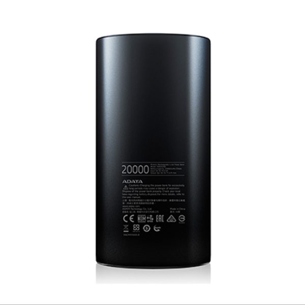 پاوربانک پر ظرفیت 20000 میلی‌آمپر مدل P20000D ای‌دیتا - Image 3