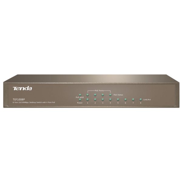 سوییچ 8 پورت POE تندا TEF1008P