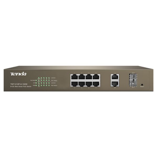 سوئیچ با قابلیت مدیریت POE تندا TEF1210P