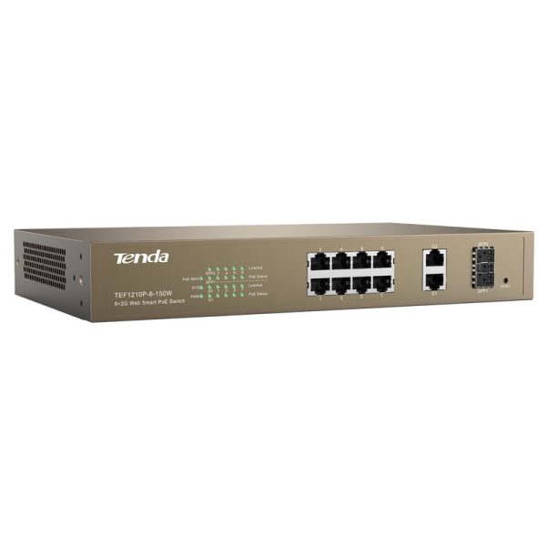 سوئیچ با قابلیت مدیریت POE تندا TEF1210P - Image 3