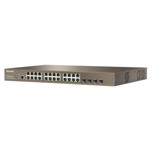سوئیچ پرسرعت POE حرفه ای با قابلیت مدیریت تندا TEG3224P - Image 2