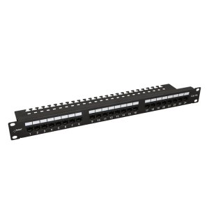 پچ پنل بدون شیلد Cat 5E+ UTP مدل Smart Modular) DCEPP24USKR1U ) دیجی لینک اشنایدر