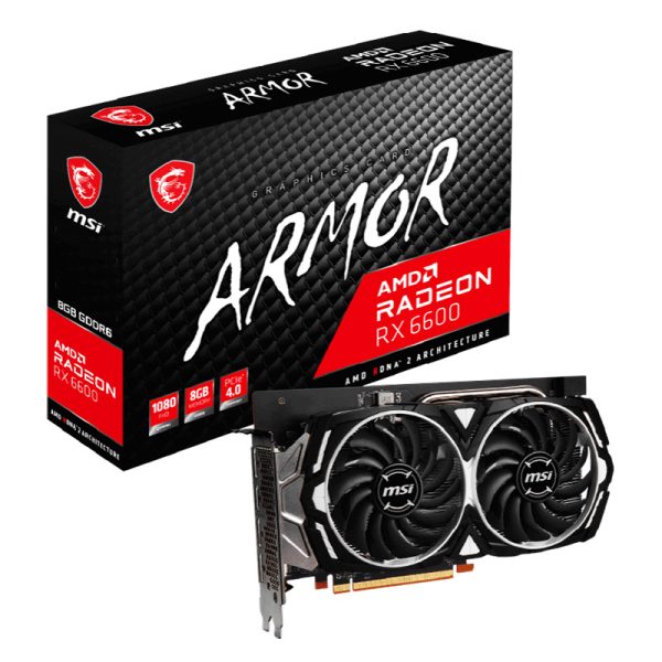 کارت گرافیک ام اس آی Radeon™ RX 6600 ARMOR 8G - Image 2