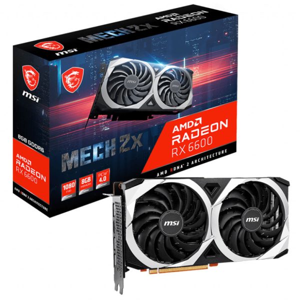 کارت گرافیک ام اس آی Radeon™ RX 6600 MECH 2X 8G - Image 2